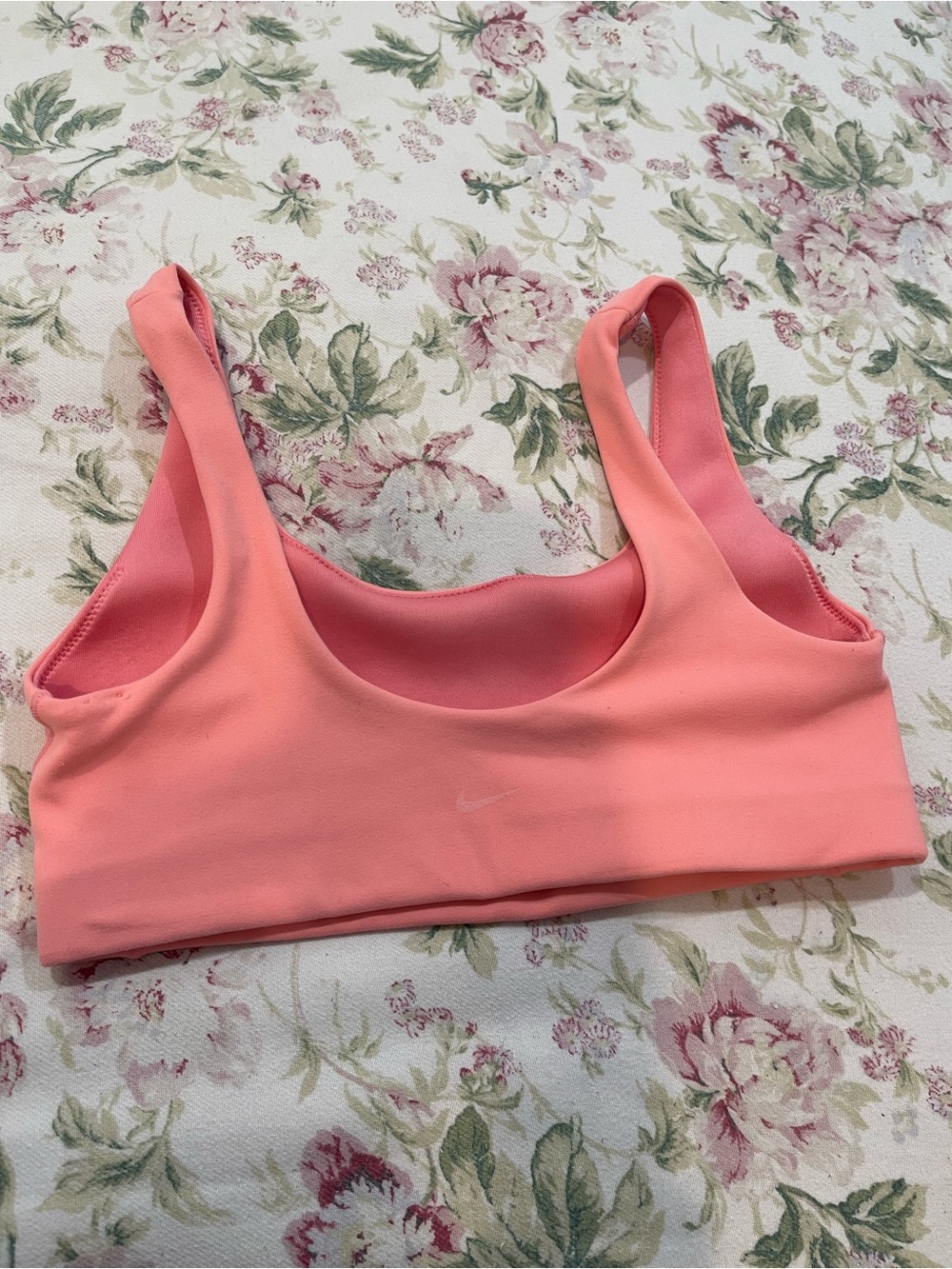 Nike Coral Pink Low-Impact Sports Bra